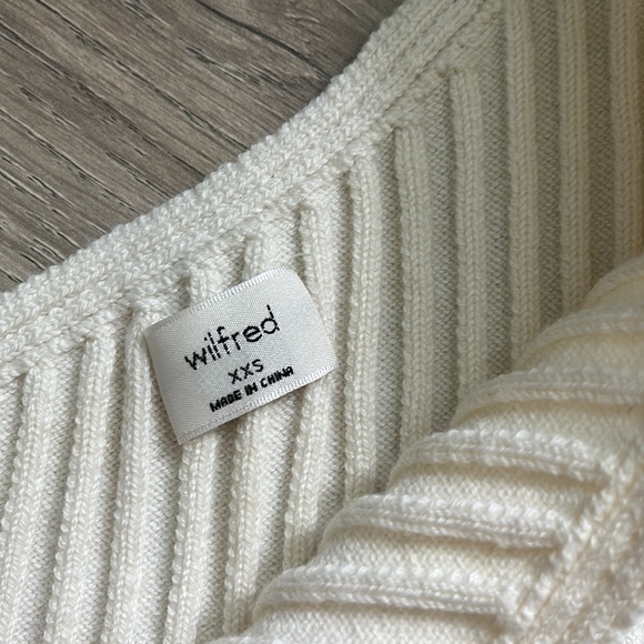 Wilfred Knit Canto One Shoulder Top - Wool & Cotton - Picture 2 of 2